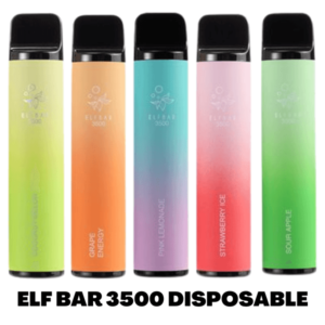 ELF BAR 3500 PUFFS DISPOSABLE VAPE IN UAE