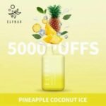 ELF BAR 3500 PUFFS DISPOSABLE VAPE IN UAE PINEAPPLE COCONUT ICE