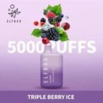 ELF BAR 3500 PUFFS DISPOSABLE VAPE IN UAE TRIPLE BERRY ICE