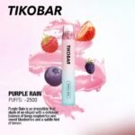 TIKOBAR LUX 2500 PUFFS DISPOSABLE VAPE IN UAE PURPLE RAIN