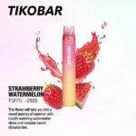 TIKOBAR LUX 2500 PUFFS DISPOSABLE VAPE IN UAE STRAWBERRY WATERMELON