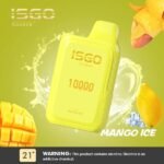 ISGO BAR 10000 PUFFS DISPOSABLE VAPE IN UAE MANGO ICE